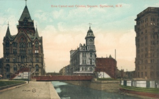 Erie Canal and Clinton Square, Syracuse, N.Y.